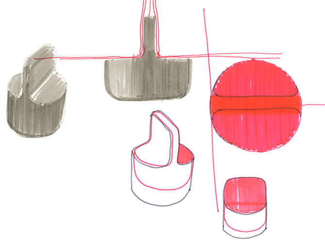 Barber Osgerby Sofa Sketches