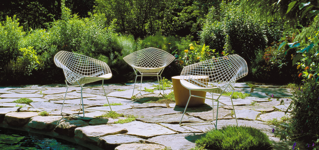 Knoll Bertoia Diamond Chair by Harry Bertoia