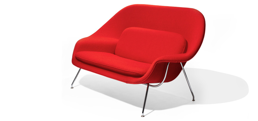 Knoll Saarinen Womb Settee by Eero Saarinen