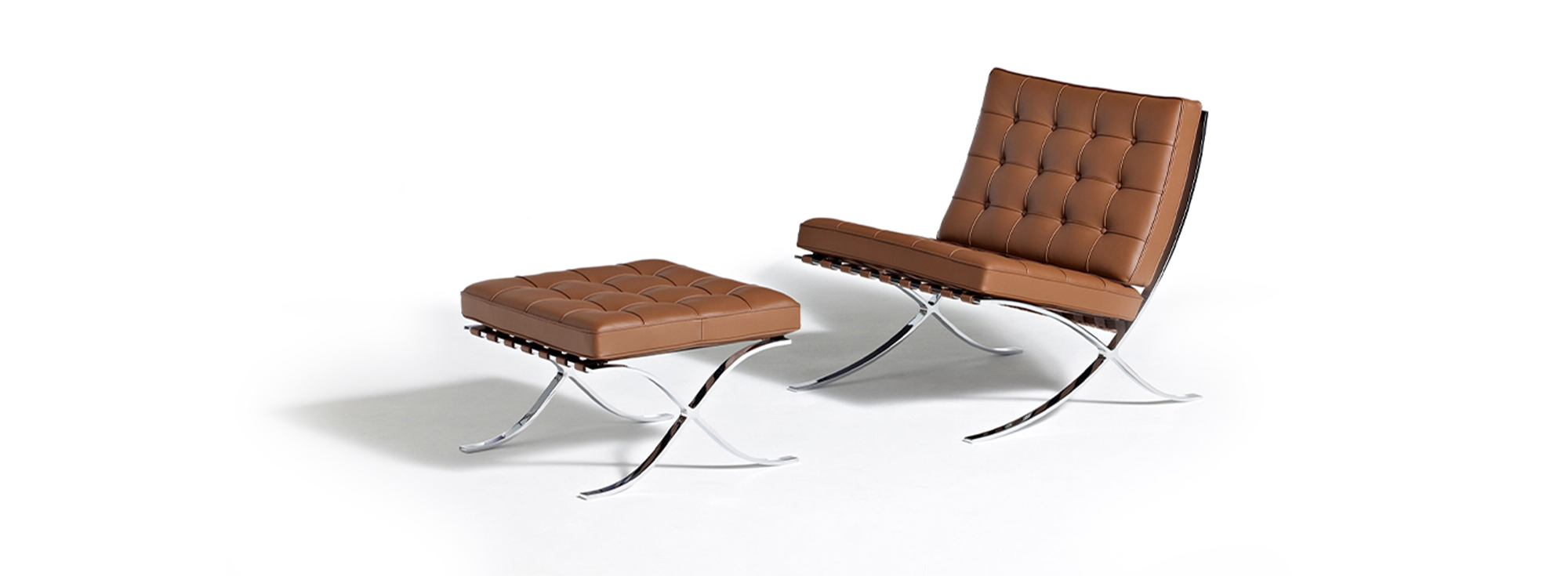 Knoll Mlies Barcelona Chair by Ludwig Mlies van der Rohe 